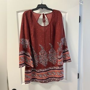 Target Xhilaration brand bell sleeve dress